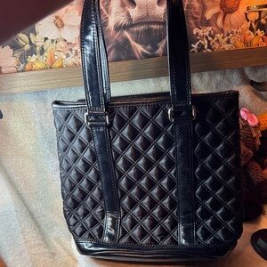 Marc Jacobs Black Quilted Tote Bag